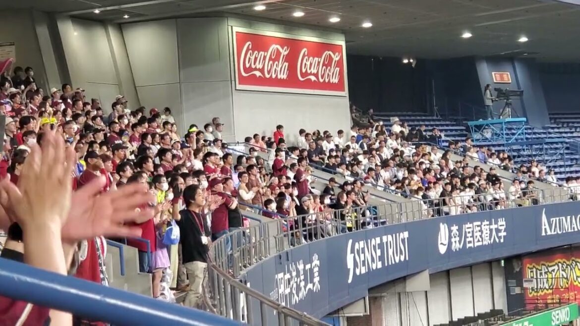 20240519　珍しい打席で流れる！【田中和基 専用コール】10回表　東北楽天ｺﾞｰﾙﾃﾞﾝｲｰｸﾞﾙｽ@京ｾﾗﾄﾞｰﾑ大阪･ﾚﾌﾄ外野下段