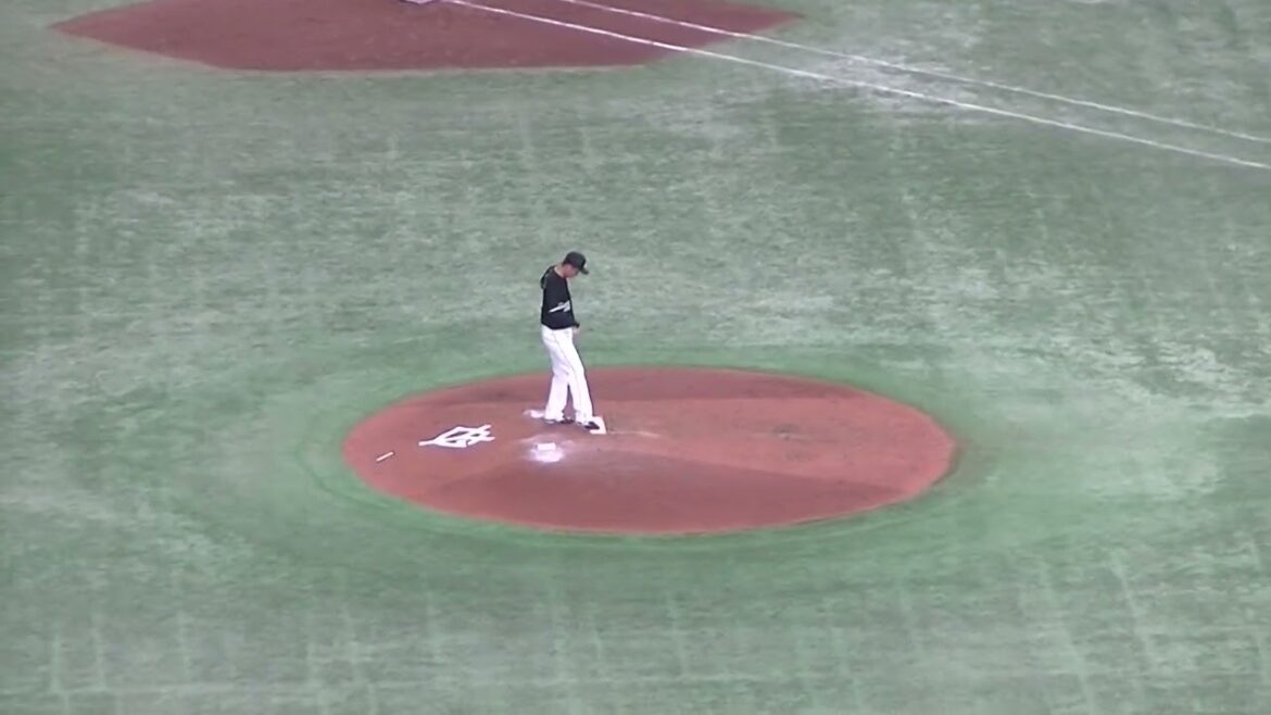 門脇誠のフライ 安田尚憲がキャッチ【読売ジャイアンツ対千葉ロッテマリーンズ2024年6月4日】