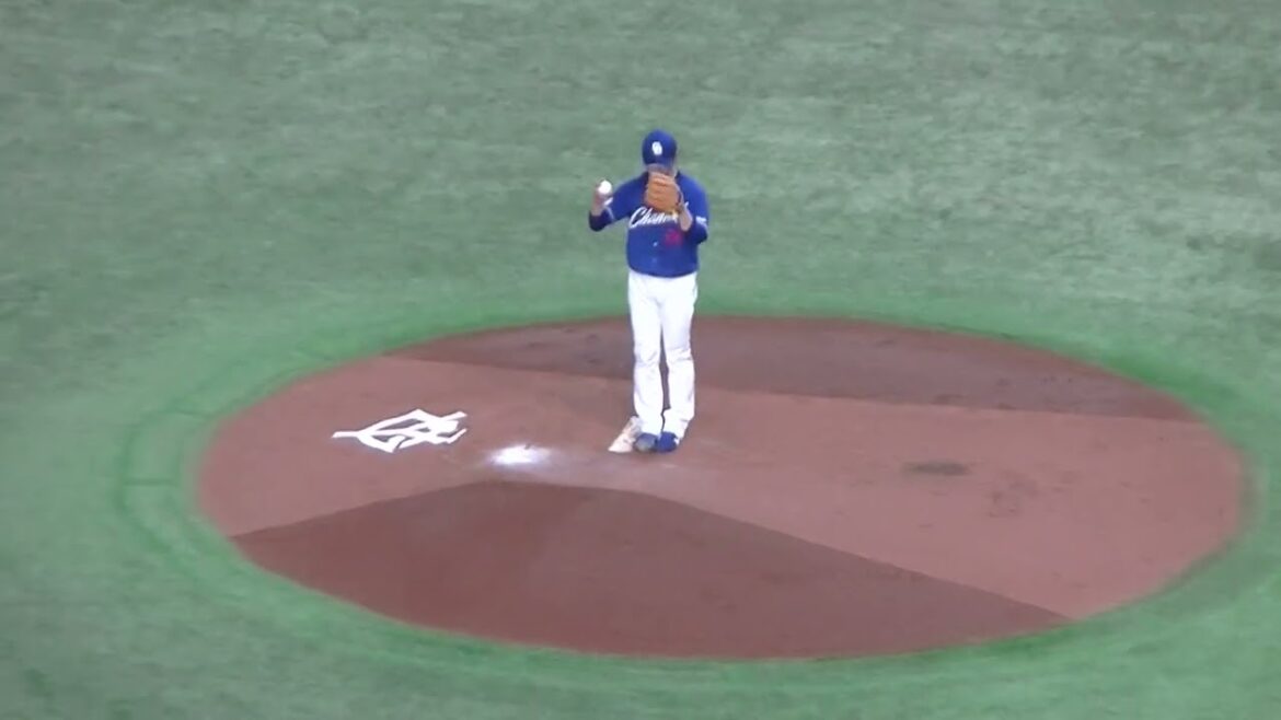 ドラゴンズ涌井秀章ピッチングフォーム＜読売ジャイアンツ 対 中日ドラゴンズ 2024年4月24日＞