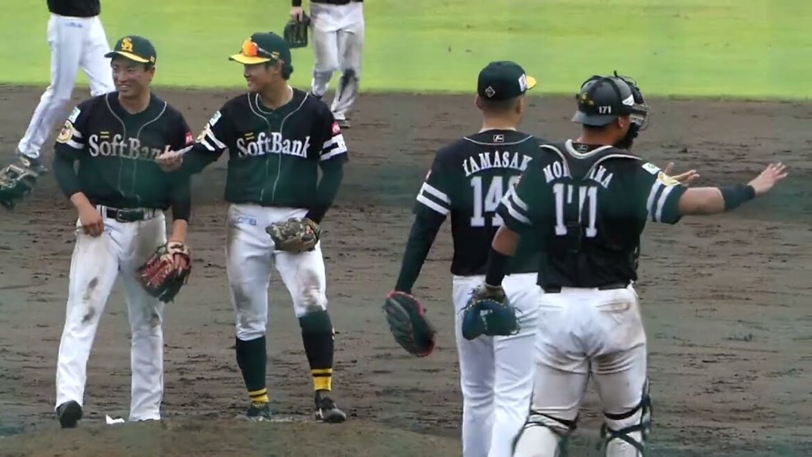 2024年6月24日 NPB交流戦  福岡ソフトバンクホークス3軍戦 9回裏・神奈川FDの攻撃