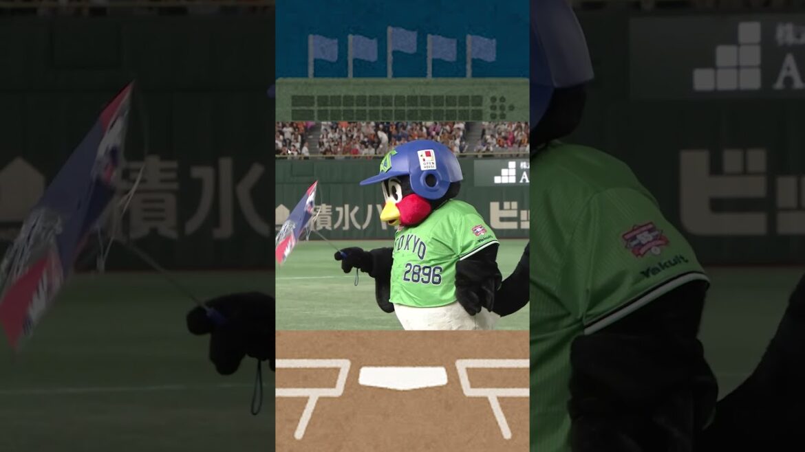 つば九郎やらかす #ヤクルトスワローズ #東京音頭