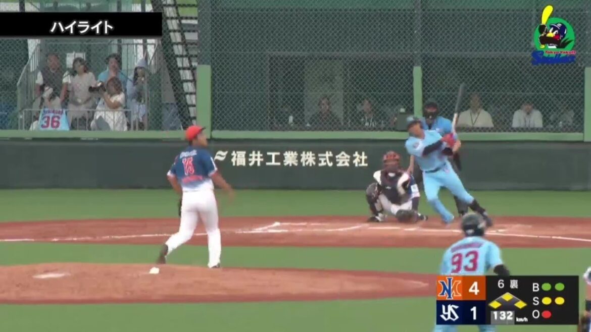 【ファームハイライト】小森航大郎選手が2安打4打点の活躍｜6月26日 東京ヤクルトスワローズvsオイシックス新潟（戸田球場）