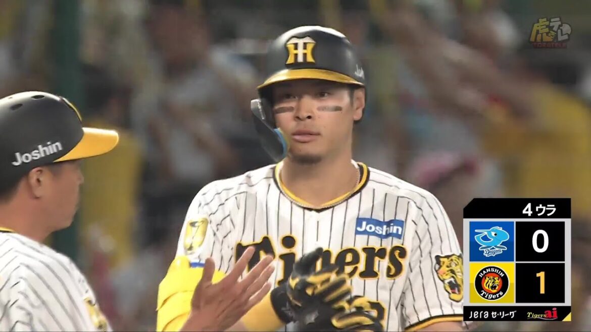 【均衡打破】4回裏、 #佐藤輝明 選手がライトオーバー先制タイムリースリーベースヒット！【2024/6/26Ｔ－Ｄ】