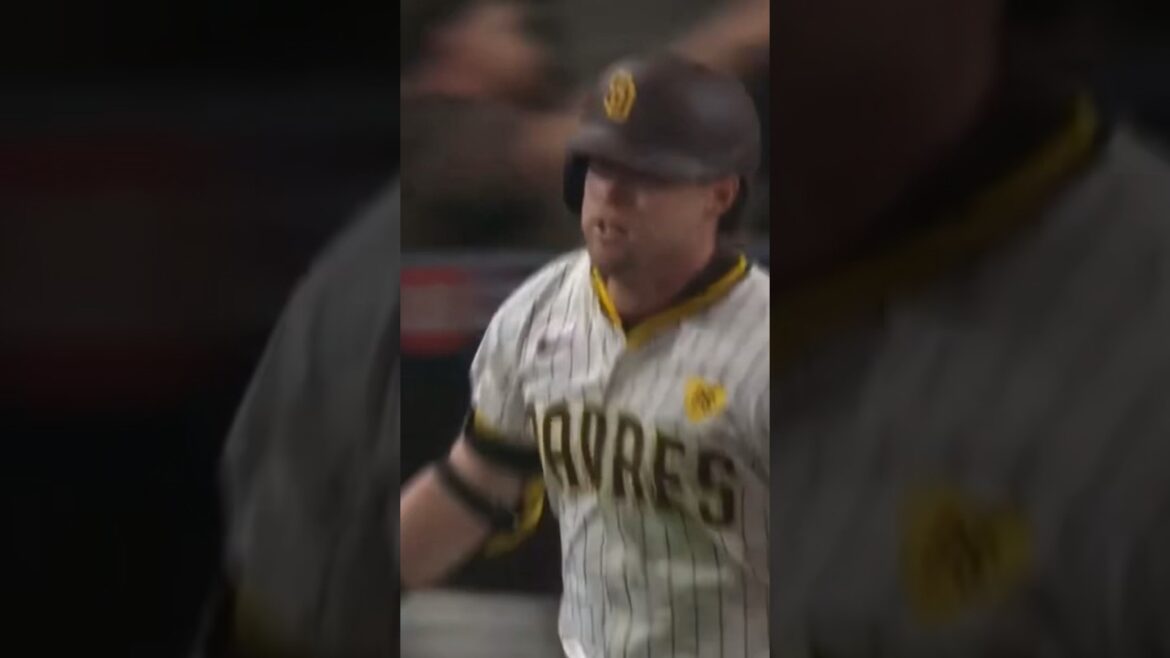 Jake Cronenworth reaches the Cron Zone to walk-off the Brewers #shorts