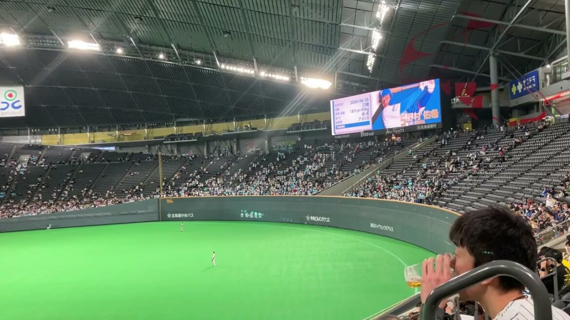 日本ハムの好きな応援歌で1-9