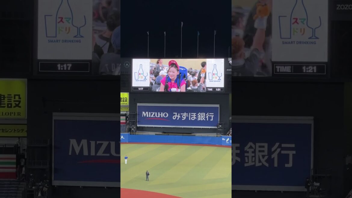 롯데 비루걸 #치바롯데 #조조마린스스타디움