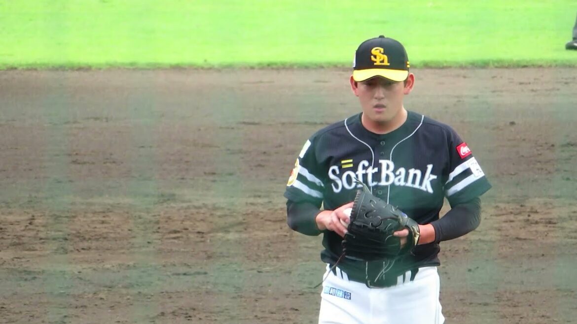 2024/6/25　風間球打 （福岡ソフトバンクホークス）　最速153km/h　BCL神奈川戦　1イニング 【2021年ドラフト1位】