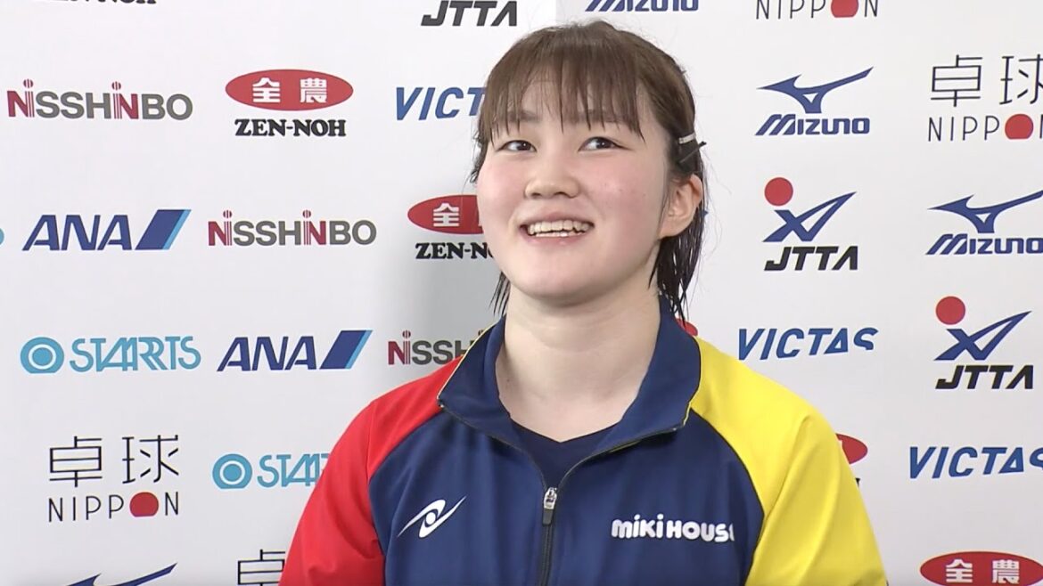 【インタビュー】大藤沙月 優勝し代表権獲得「同世代の活躍を見て、自分も絶対にいきたいという気持ちがあった」|アジア卓球選手権2024 兼 世界卓球2025 アジア大陸予選会 代表選手選考会 【インタビュー】大藤沙月 優勝し代表権獲得「同世代の活躍を見て、自分も絶対にいきたいという気持ちがあった」|アジア卓球選手権2024 兼 世界卓球2025 アジア大陸予選会 代表選手選考会