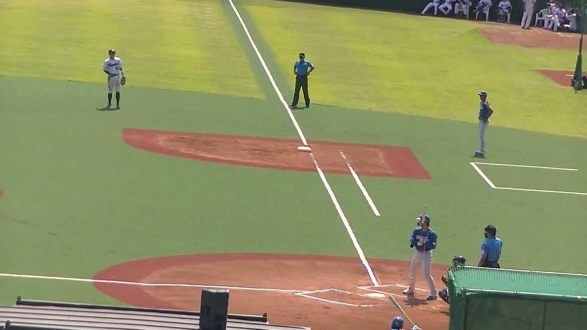 福田光輝のファーストゴロ バウンド変わったが反応する増田珠が地味に上手い（2024年6月14日 ヤクルトスワローズ対 日本ハムファイターズ）