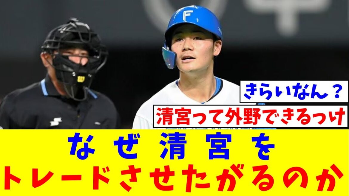 【日ハム】なぜ清宮をトレードさせたがるのか【なんJ反応】【プロ野球反応集】【2chスレ】【5chスレ】