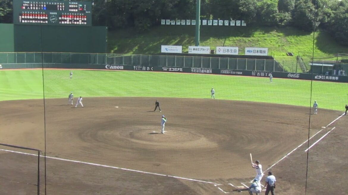 ドラフト候補のセガサミー庄司宏太〜秋広優人を三振＜読売ジャイアンツ対 セガサミー2024年6月19日＞