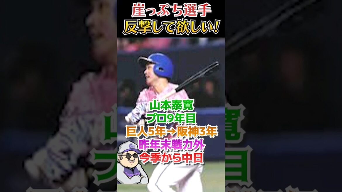 【中日ドラゴンズ】山本泰寛が輝く！【移籍選手】