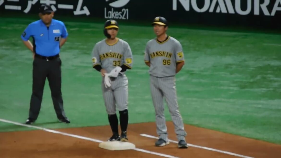 【何回当てんねん】昨日木浪を骨折させたソフトバンク 今日も初回から中野と糸原に死球を与えレフトスタンドからブーイングが飛ぶ