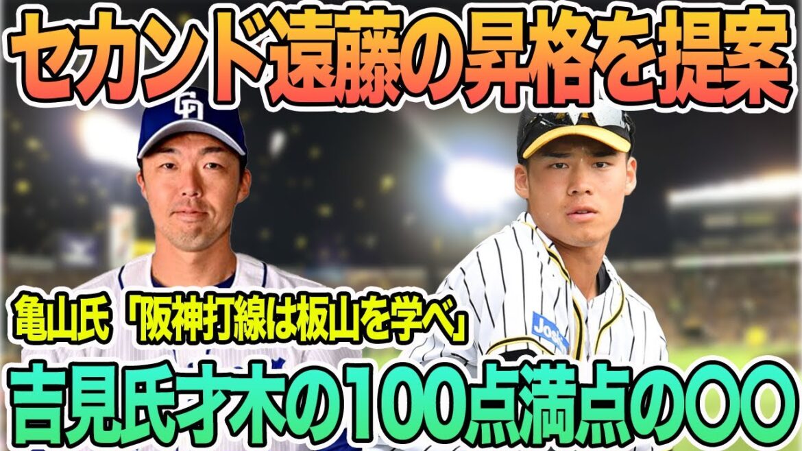 【セカンド遠藤の昇格を提案】吉見「才木の100点満点の〇〇」　亀山氏「阪神打線は板山に学べ」　　＃阪神　＃阪神タイガース 　 #岡田監督 　   　 ＃一問一答　　#遠藤成　＃才木