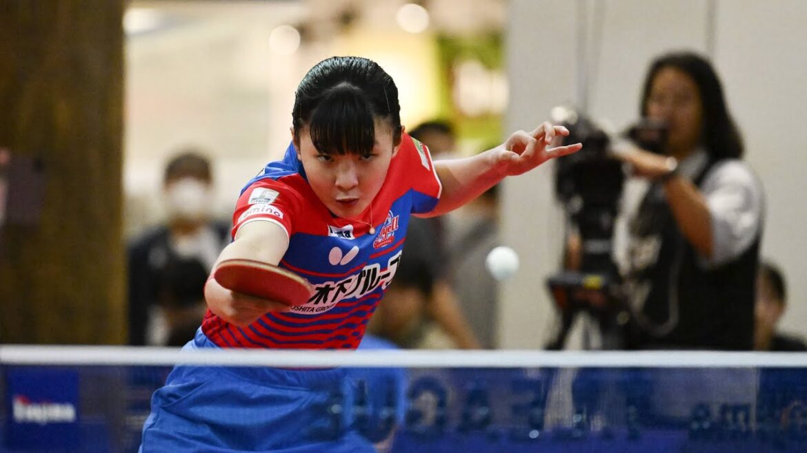 アドリアーナ ディアス vs 張本美和 TBESTGAME 京都カグヤライズ vs 木下アビエル神奈川 ノジマTリーグ 2023-2024 2023年8月19日イオンレイクタウン 【卓球Tリーグ公式】