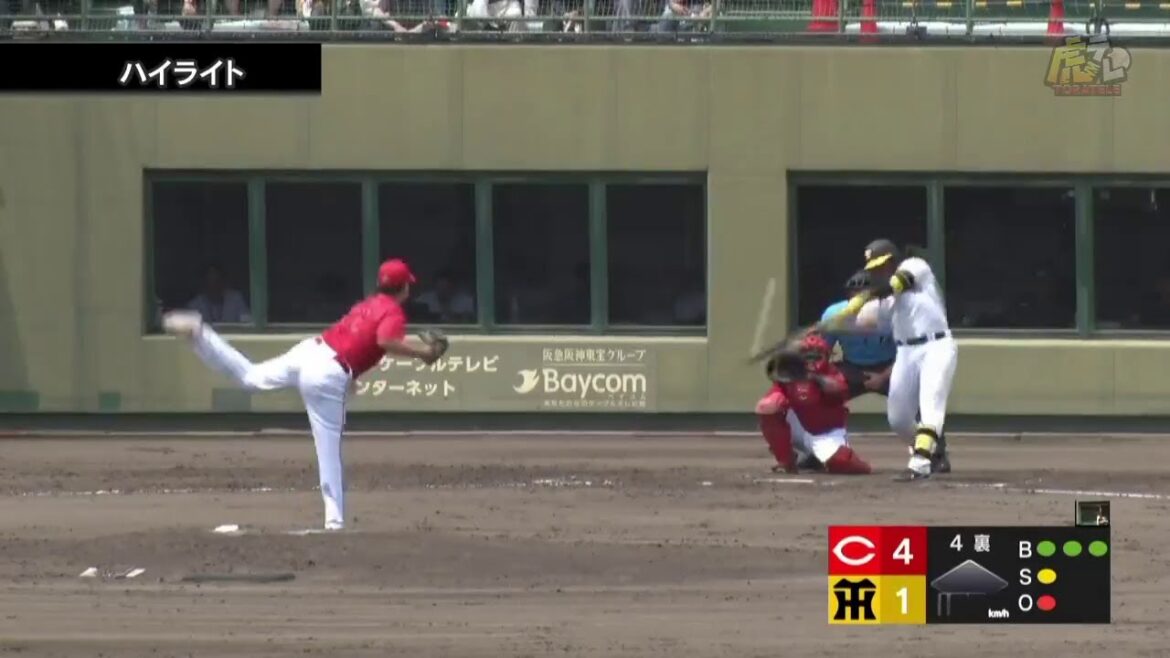 【ハイライト】6/29(土) 神5x－4広（鳴尾浜）| ミエセスが第3号ソロホームラン！試合はサヨナラ勝ち！