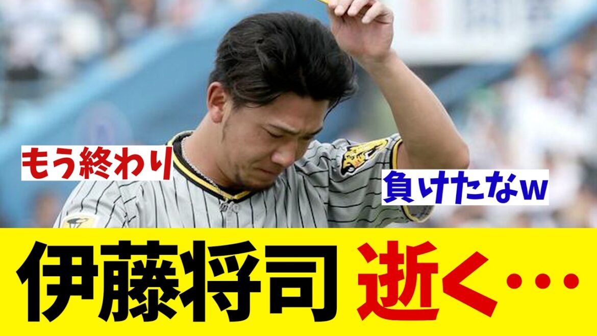 阪神・伊藤将司　逝く・・・【野球情報】【2ch 5ch】【なんJ なんG反応】【野球スレ】