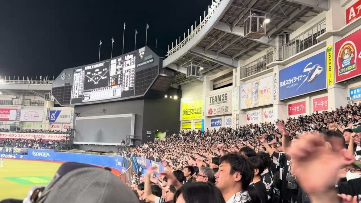 中村奨吾 応援歌  2024/5/17 ロッテvsファイターズ #chibalotte