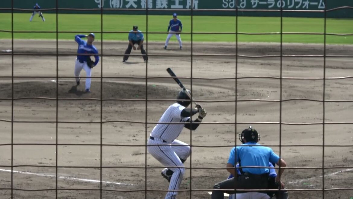 くふうハヤテベンチャーズ 西川僚祐選手 第4打席 ピッチャーゴロゲッツー 併殺打 VS 中日ドラゴンズ 松木平優太投手 2024/6/29 浜松球場