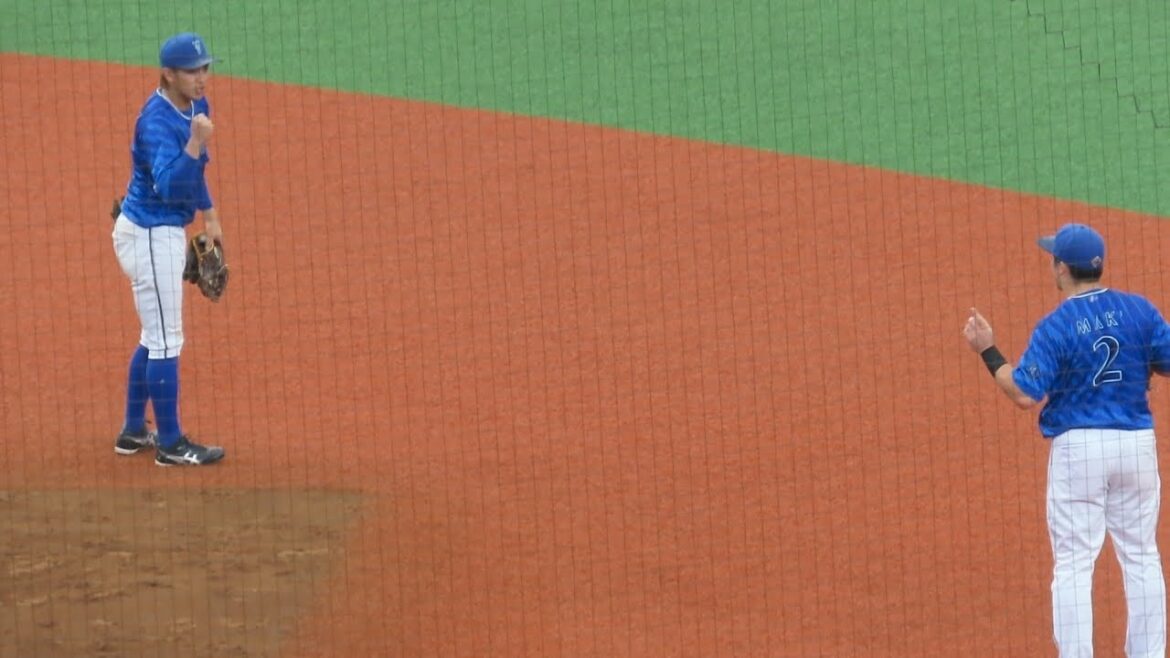 【森はアウト確信】牧秀悟、森敬斗と一緒に仲良くリクエストシーンを見る