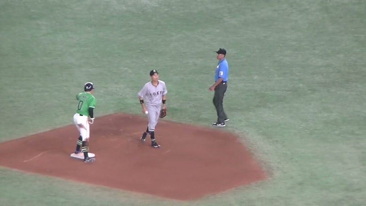 西川遥輝のショートゴロ 門脇誠のナイスプレー（読売ジャイアンツ 対 ヤクルトスワローズ2024年6月22日）