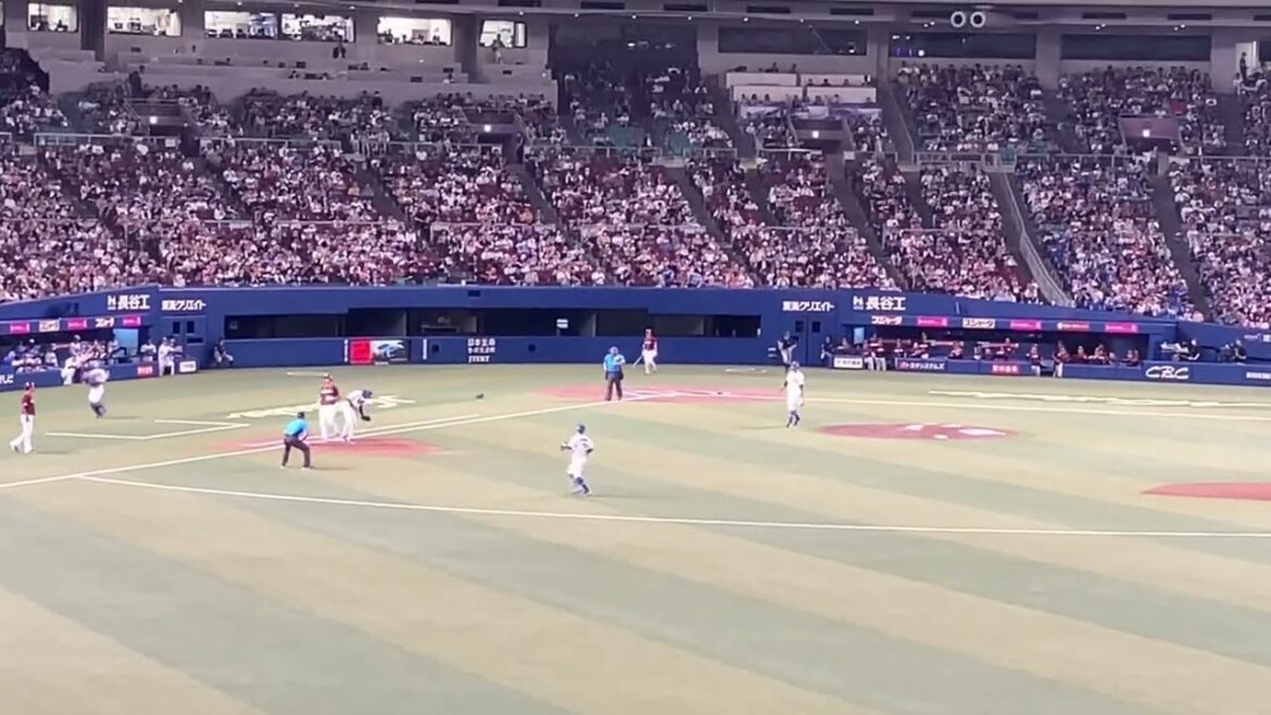 阿部寿樹をサードゴロに打ち取るライデルマルティネス(2024/6/9) 阿部寿樹をサードゴロに打ち取るライデルマルティネス(2024/6/9)