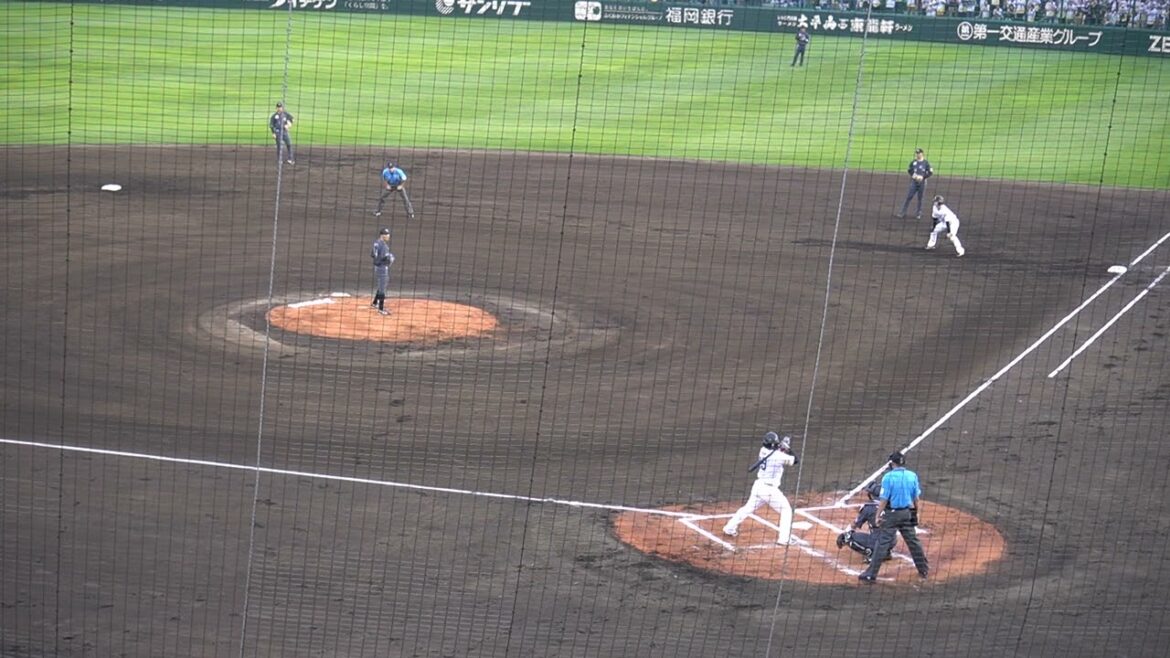 2024.6.21 北九州男　甲斐拓也のライトへのタイムリーツーベース