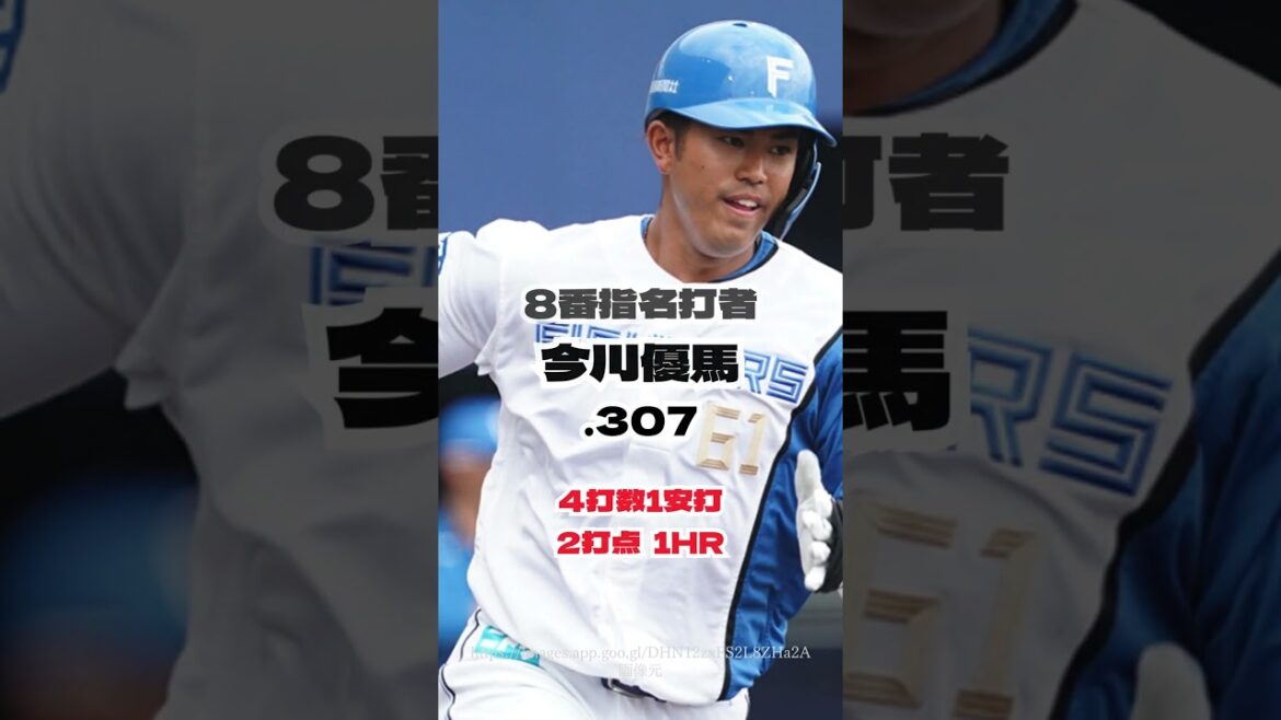 【6月28日金曜・二軍】鎌ヶ谷ファイターズの出場選手一覧 【巨人戦4-10勝利】