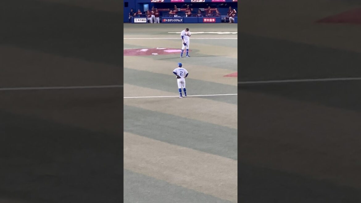 儀式🧎‍➡️ライデルマルティネスの攻撃🚨🌈交流戦🌈ナゴヤドーム2024.6.9 楽天戦3-1勝🥰松葉好投、板山3安打🌈 ライトスタンドドラゴンズ応援　＃板山 #カリステ #松葉