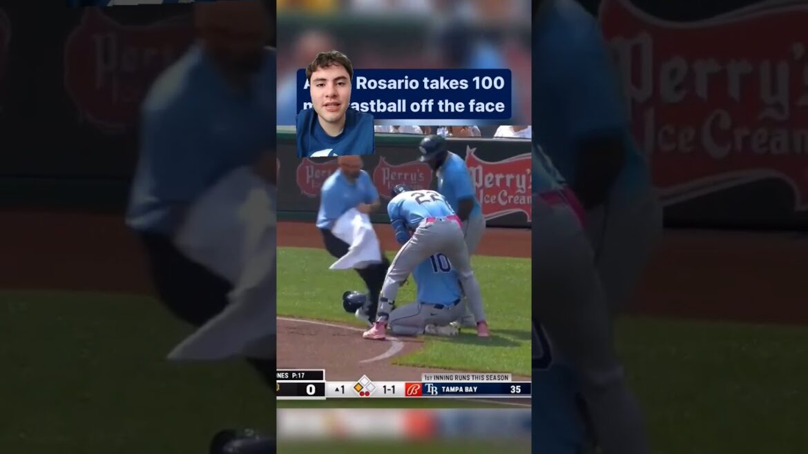 Pelotazo de 100MPH para Amed Rosario | noticias mlb #mlbnews #beisbol #mlbnoticias