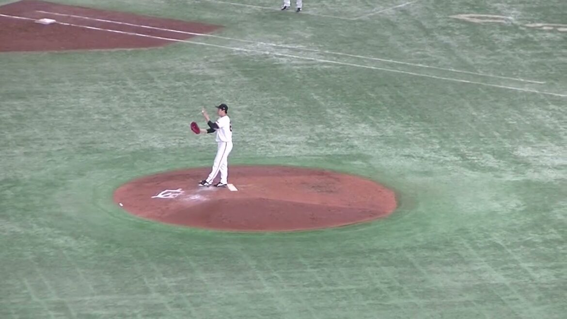 ポランコめっちゃ際どい球見極めフォアボール（2024年6月6日 読売ジャイアンツ対 千葉ロッテマリーンズ）