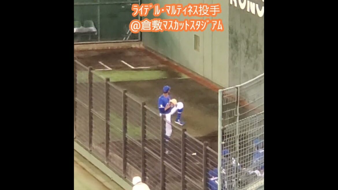 20240625　観客席から見えるブルペン！ﾗｲﾃﾞﾙ･ﾏﾙﾃｨﾈｽ投手の投球練習　#shorts　中日ﾄﾞﾗｺﾞﾝｽﾞ@岡山･倉敷ﾏｽｶｯﾄｽﾀｼﾞｱﾑ 外野ﾚﾌﾄ