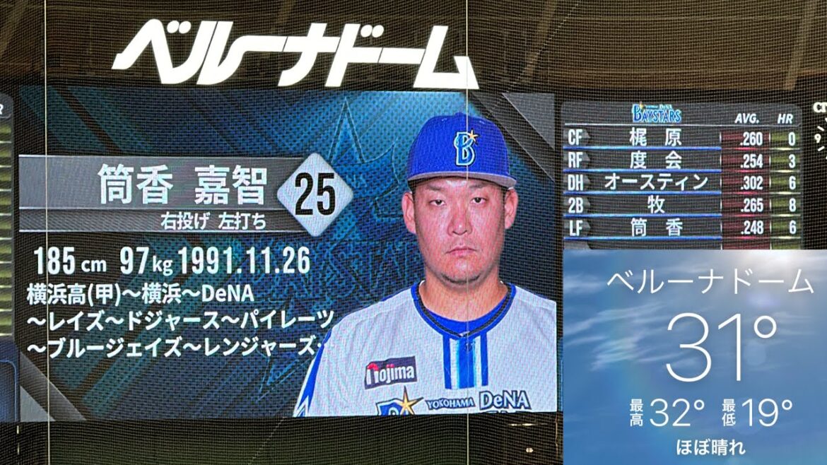 本日最高気温32℃…ようこそサウーナドームへ！ ベイスターズ試合前スタメン発表【西武vs DeNA】2024/6/14 セパ交流戦16戦目