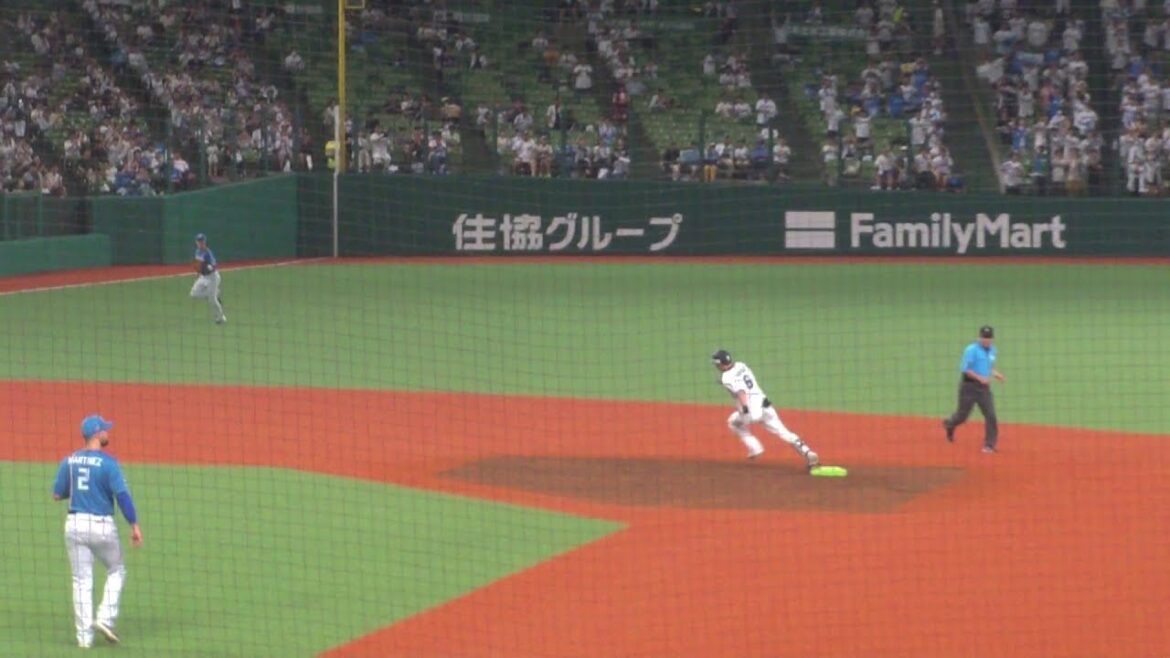 西武 源田壮亮 スリーベースヒット　西武 vs 日本ハム　2024年6月25日(火) ベルーナドーム