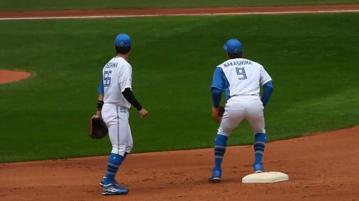 日本ハム、試合前ダブルプレー練習がアツい🔥エスコンフィールド北海道日本ハムファイターズ