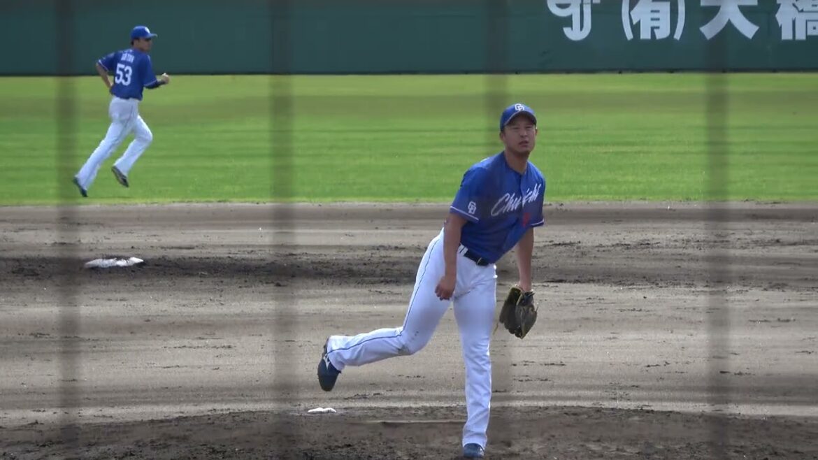 中日ドラゴンズ 岩嵜翔投手 投球練習 2024/6/29 浜松球場 岩崎翔選手