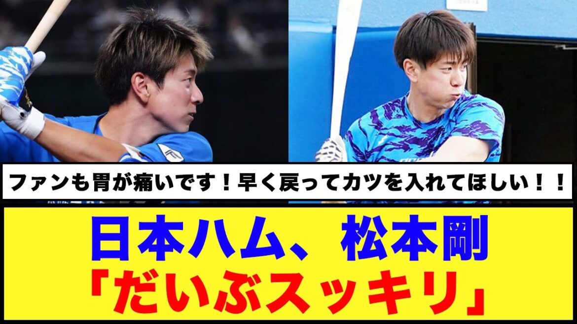 【日本ハム】松本剛「だいぶスッキリ」【日本ハム反応集】【ネットの反応】#日本ハムファイターズ #新庄監督 #松本剛