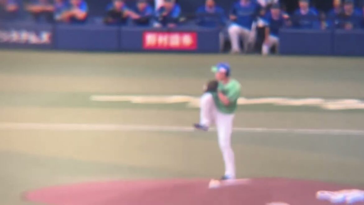 先頭バッターを打ち取る 大野雄大(2024/6/29)