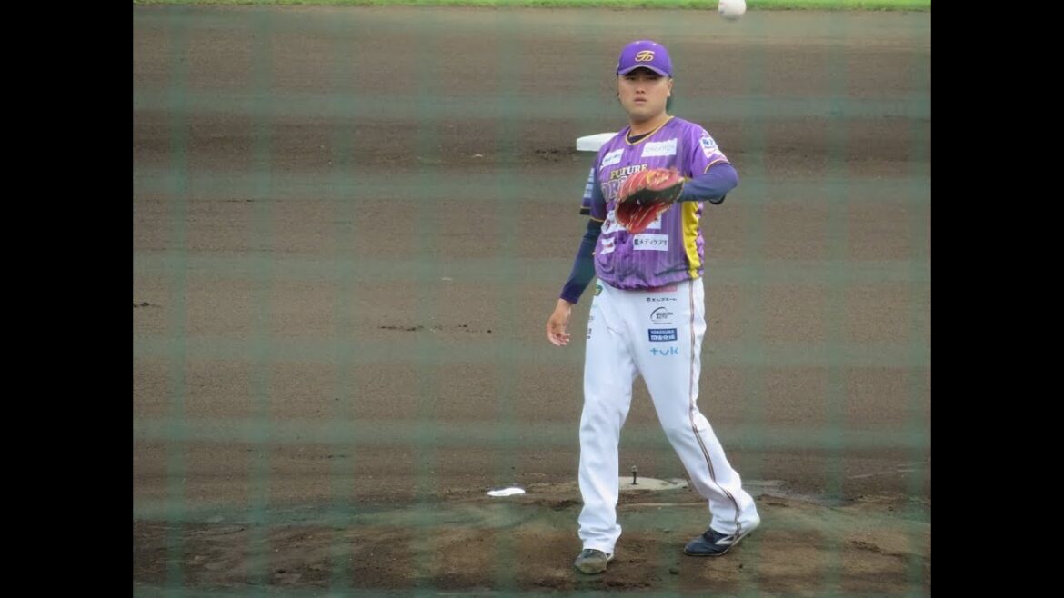 2024/6/25　加藤 大 （神奈川フューチャードリームス）　ソフトバンク3軍戦　6奪三振　150km/h台前半のストレート　【元/横浜DeNAベイスターズ】