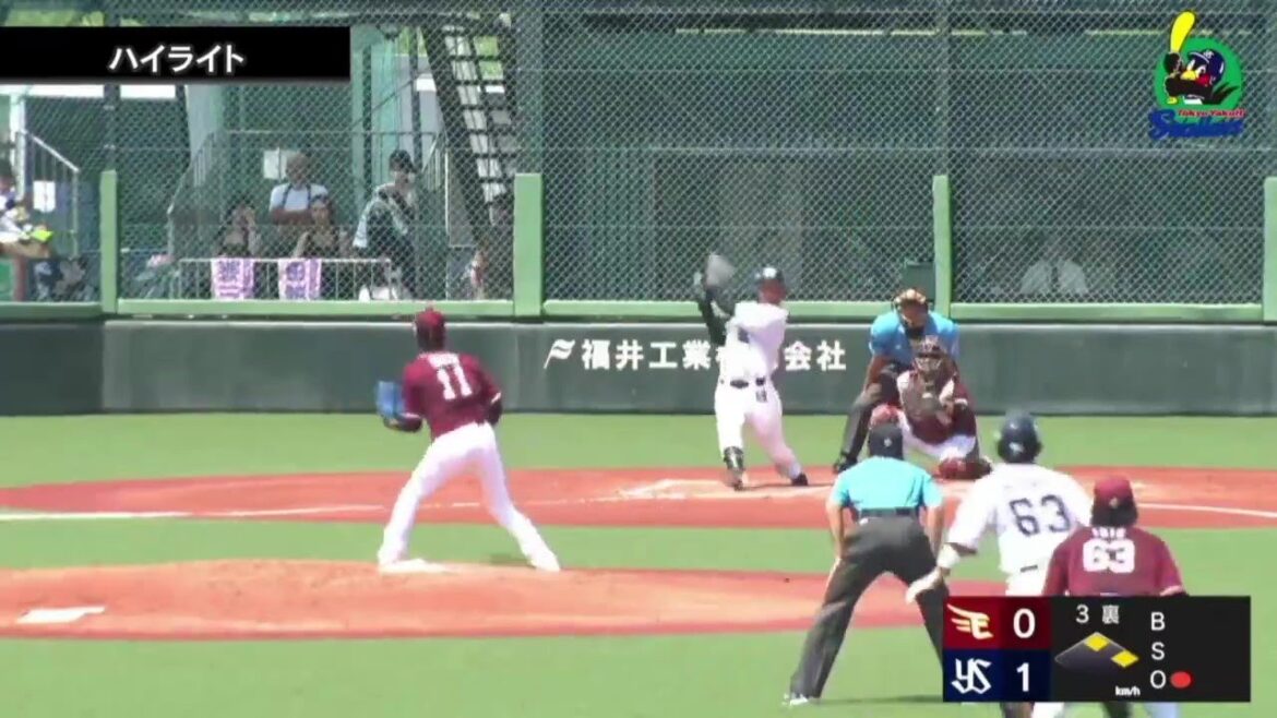 【ファームハイライト】澤井廉選手が3安打2打点の活躍｜7月3日 東京ヤクルトスワローズvs東北楽天ゴールデンイーグルス（戸田球場）