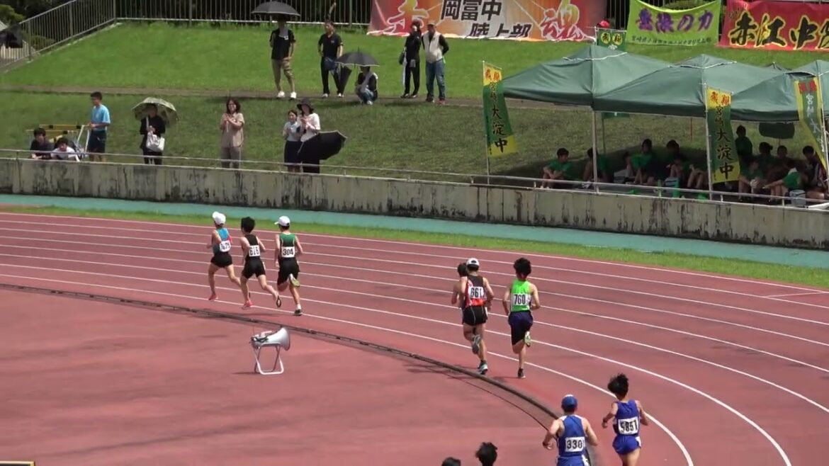 20240630142757全中通信宮崎大会共男1500ｍ決3組 上口 柾紀2/宮崎(赤江)4'43"38