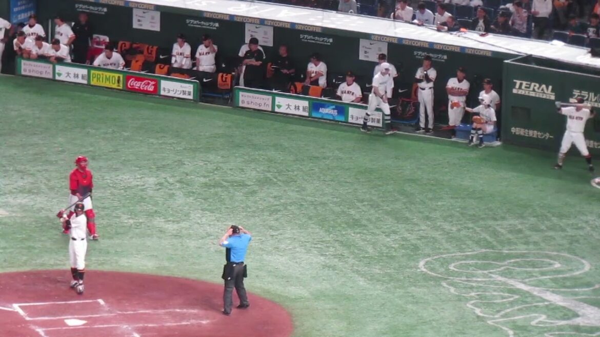 岸田行倫 立岡宗一郎と討ち取られた時の巨人ベンチの様子  2024年6月28日 読売ジャイアンツ 対 広島東洋カープ