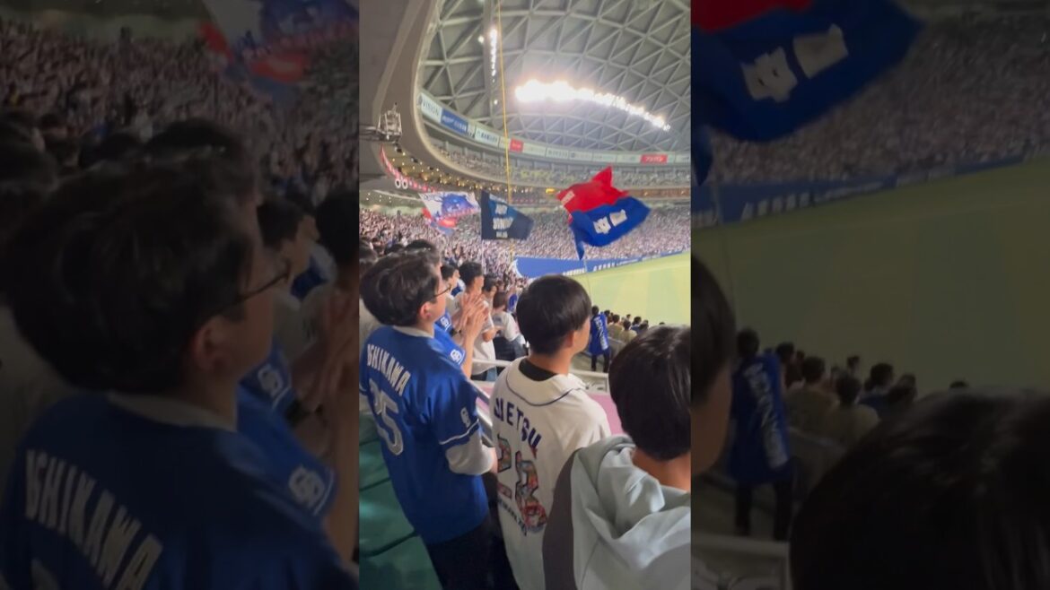 いいぞがんばれドラゴンズ！燃えよドラゴンズ🔥2024.4.4 ナゴド開幕・読売戦　#梅津 #トミージョン #復活