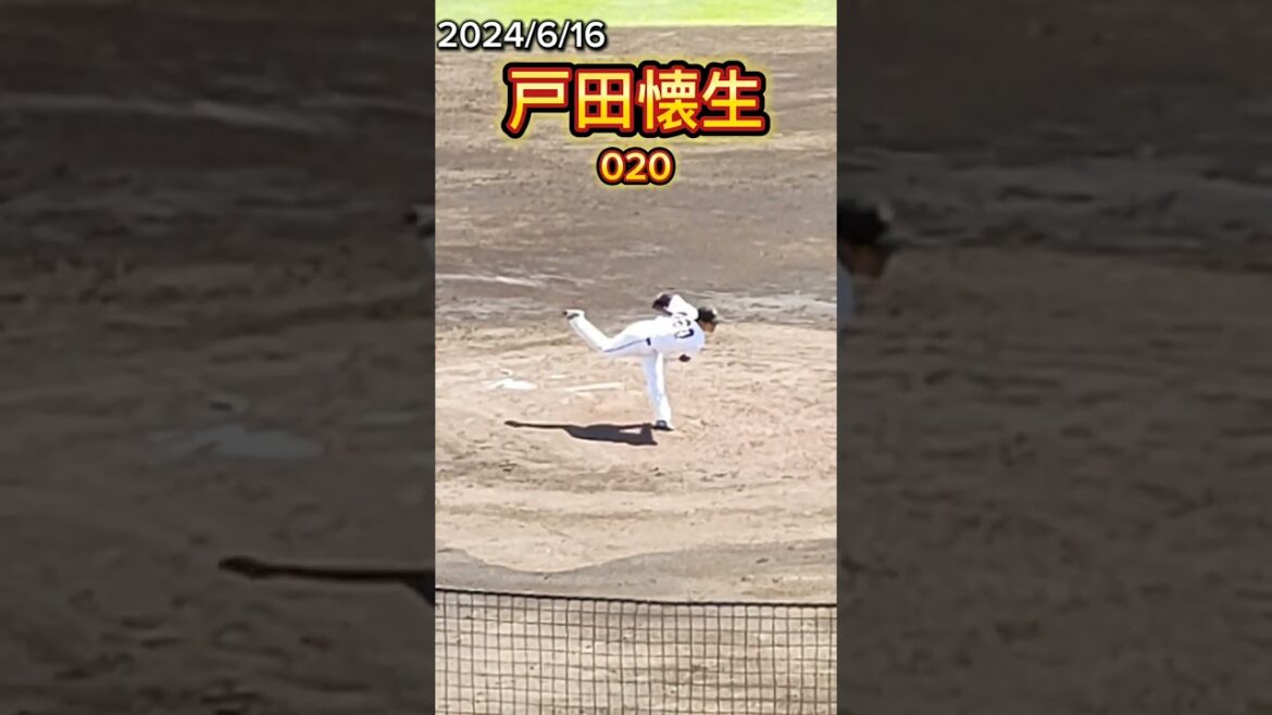 【GIANTS】 #戸田懐生 背番号020のピッチングフォーム #shorts #巨人 #ジャイアンツ #巨人2軍 #giants