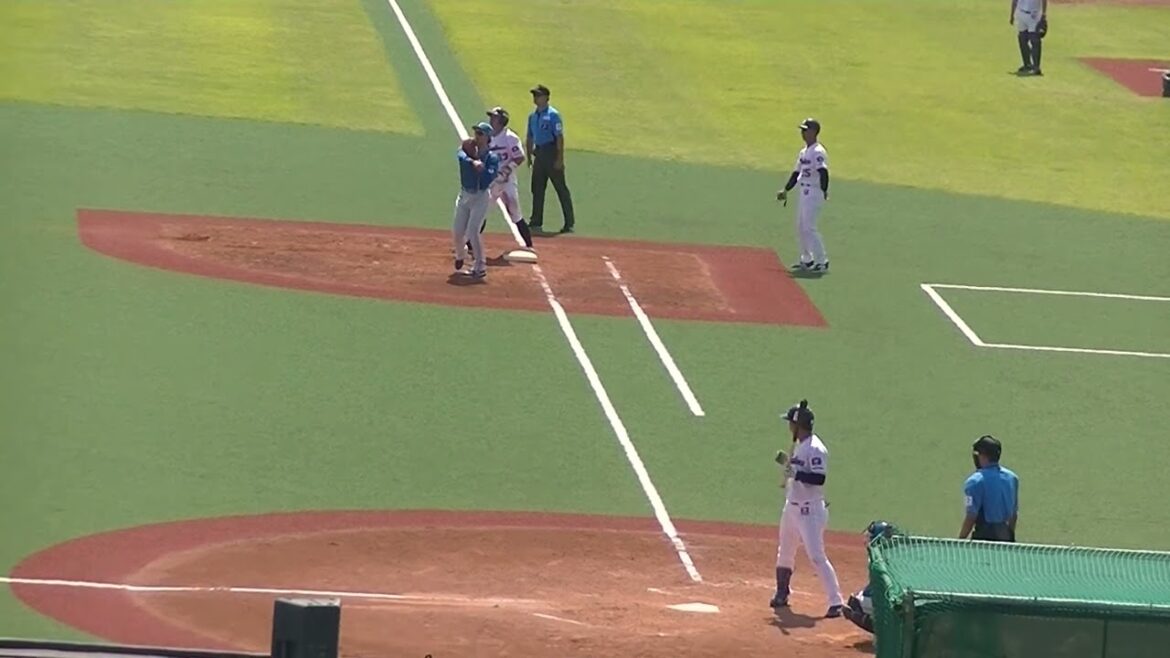 ヤクルト西村瑠伊斗 一死一塁の場面 三振にとる逹孝太貴（2024年6月14日 ヤクルトスワローズ対 日本ハムファイターズ）