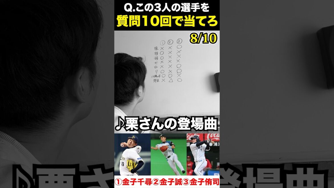 プロ野球アキネーター #金子千尋 #金子誠 #金子侑司 #プロ野球 #アキネーター プロ野球アキネーター #金子千尋 #金子誠 #金子侑司 #プロ野球 #アキネーター