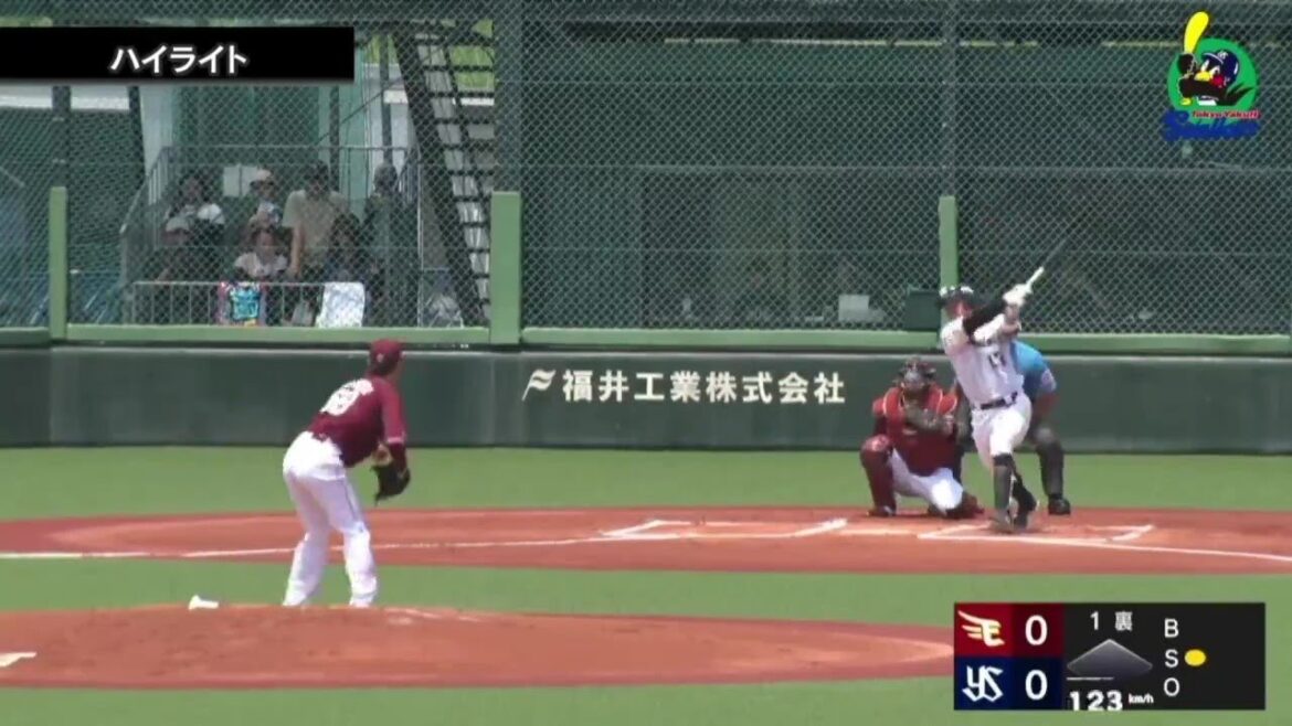 【ファームハイライト】増田珠選手がソロ、澤井廉選手が2ランホームランを放ち快勝｜7月4日 東京ヤクルトスワローズvs東北楽天ゴールデンイーグルス（戸田球場）