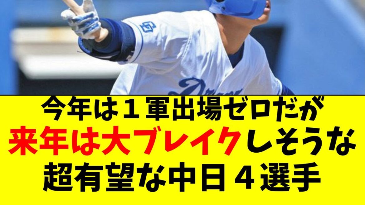 【中日】今年は1軍出場ゼロも、来年大ブレイクしそうな4人 【中日】今年は1軍出場ゼロも、来年大ブレイクしそうな4人
