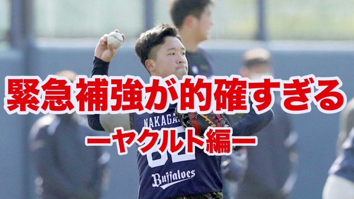 【プロ野球】ヤクルトが緊急補強を敢行⁉️中川拓真の獲得で西田明央が戦力外筆頭候補すぎる
