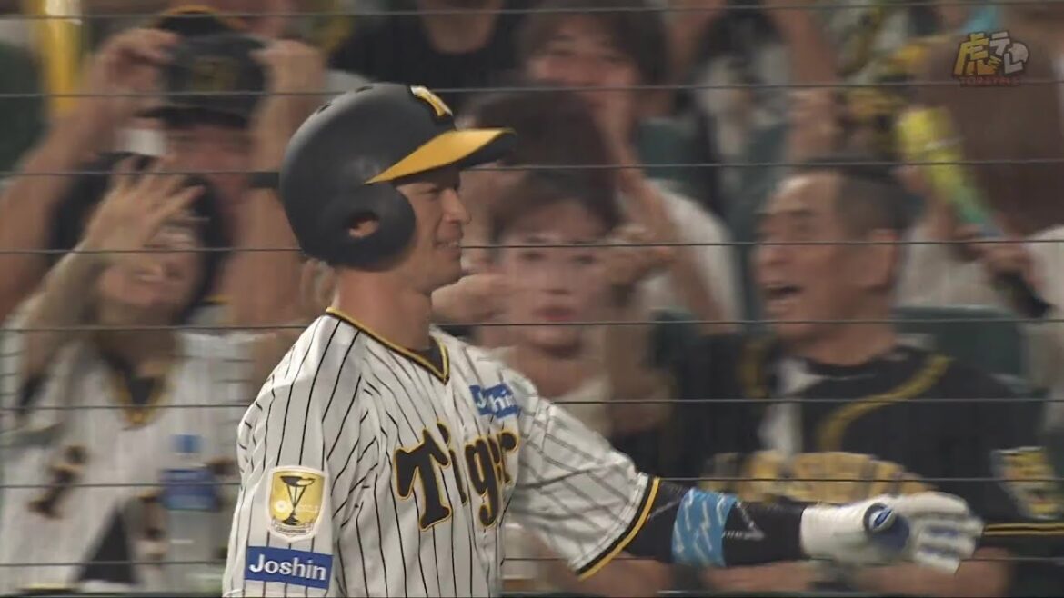 【振り出しに】7回裏、#近本光司 選手がセンターへ同点犠牲フライ！前打席の雪辱を果たす！【2024/7/5Ｔ－ＤＢ】